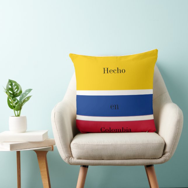 Hecho en Colombia Flag Kissen (Stuhl )