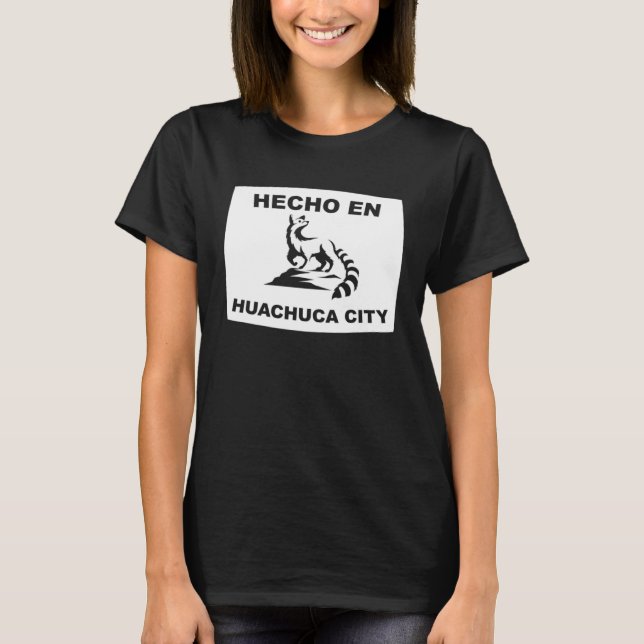 Hecho en Huachuca City Arizona Ringtail State Anim T-Shirt (Vorderseite)