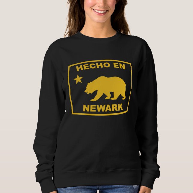 Hecho en Newark California Republic Pacific Coast Sweatshirt (Vorderseite)