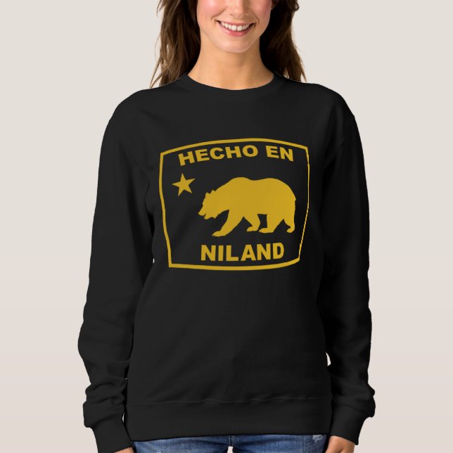 Hecho en Niland California Republic Pacific Coast Sweatshirt (Vorderseite)