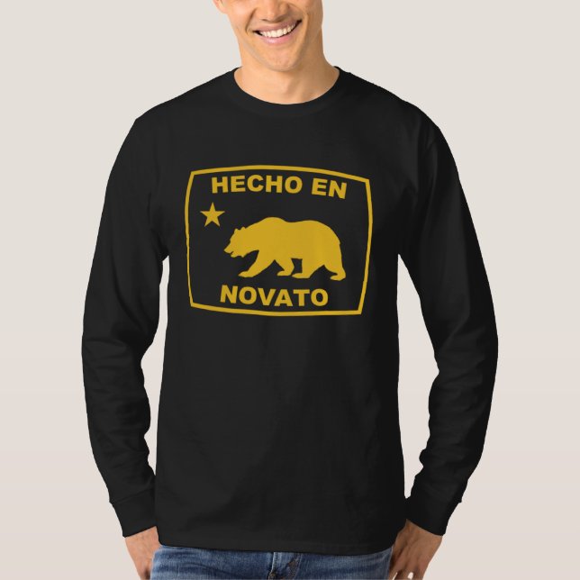 Hecho en Novato California Republic Pacific Coast T-Shirt (Vorderseite)