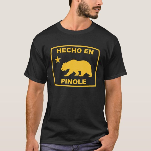 Hecho en Pinole California Republic Pacific Coast T-Shirt (Vorderseite)