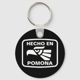 Hecho en Pomona personalizado Custom personalisier Schlüsselanhänger