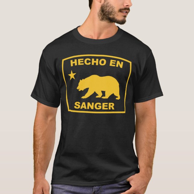 Hecho en Sager California Republic Pacific Coast T-Shirt (Vorderseite)