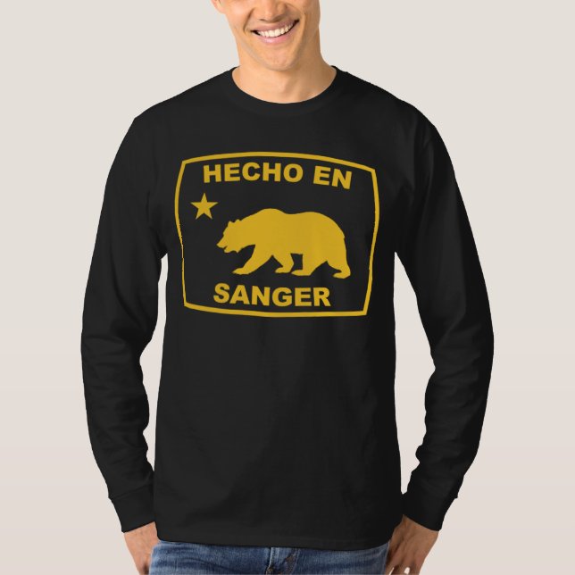 Hecho en Sager California Republic Pacific Coast T-Shirt (Vorderseite)