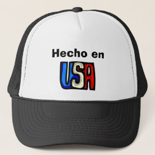 Hecho en USA Hat Truckerkappe