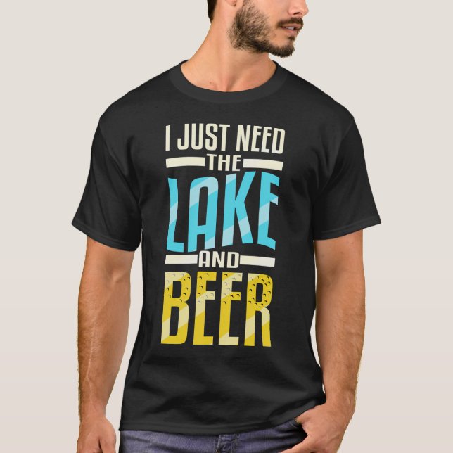 Hecht-Fisch-Druck T-Shirt (Vorderseite)