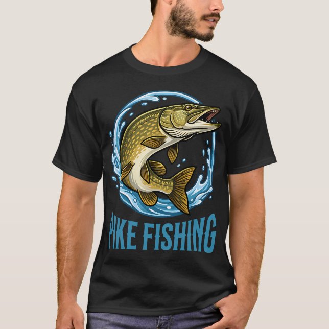 Hechtangeln T-Shirt (Vorderseite)