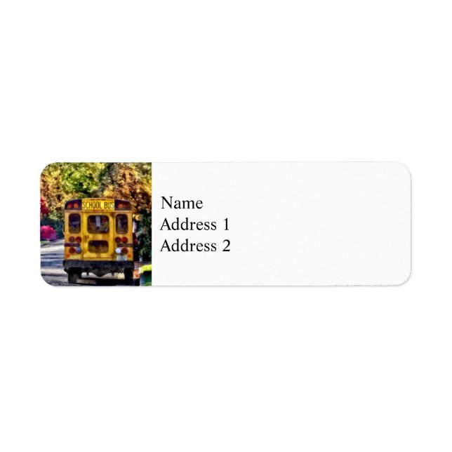 Heck eines Schulbusses (Vorne)