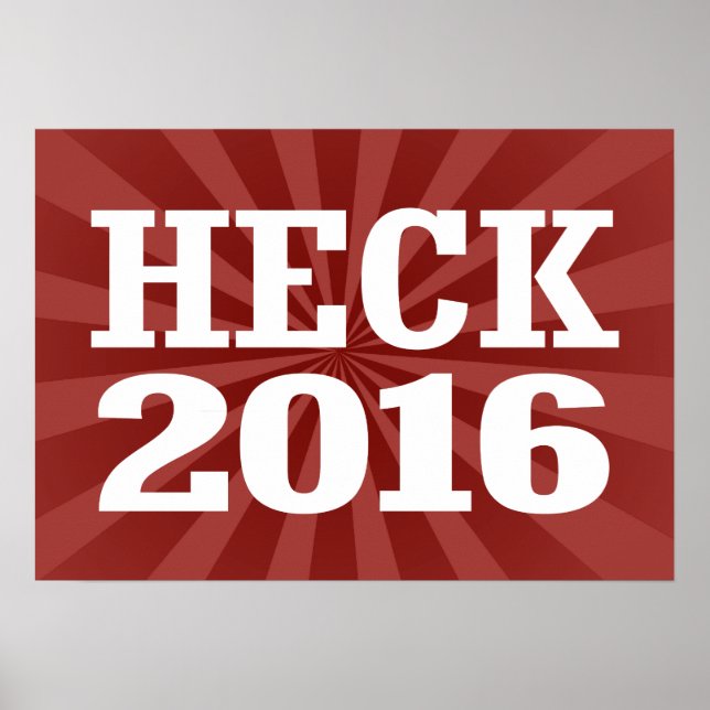 Heck - Joe Heck 2016 Poster (Vorne)