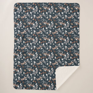 Heckenreben tollende Kaninchen Sherpadecke