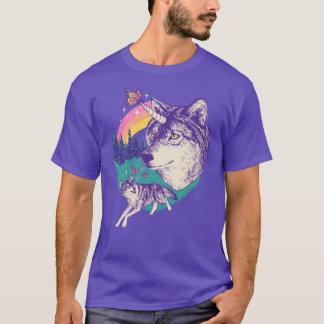 Heckin Wolfcorns Vintage-Freunde T-Shirt