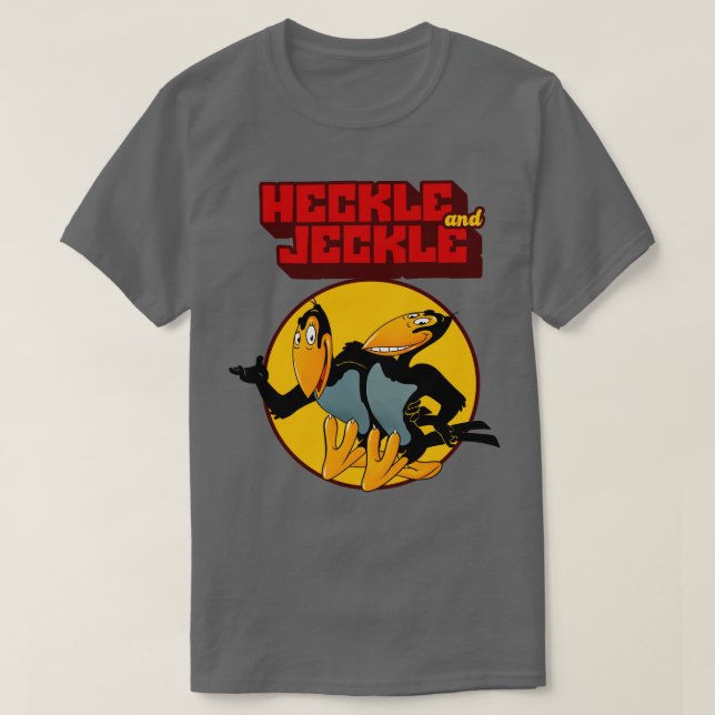Heckle und Jeckle T-Shirt (Design vorne)