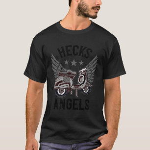 Hecks Angels Scooter Moped T-Shirt