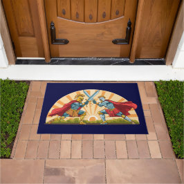 Hector and Achilles Fußmatte