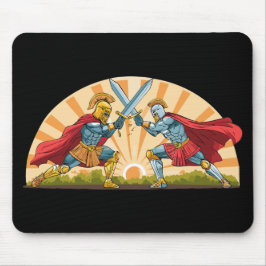 Hector and Achilles Mousepad