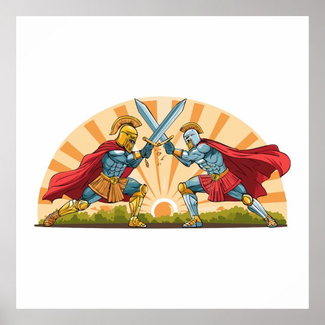 Hector and Achilles Poster (Vorne)