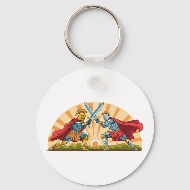 Hector and Achilles Schlüsselanhänger (Vorderseite)