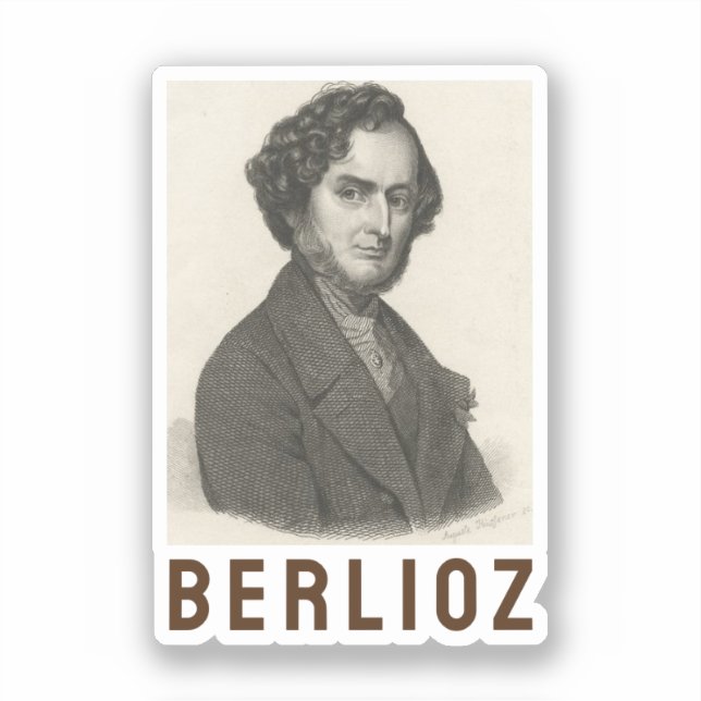 Hector Berlioz Aufkleber (Vorderseite)