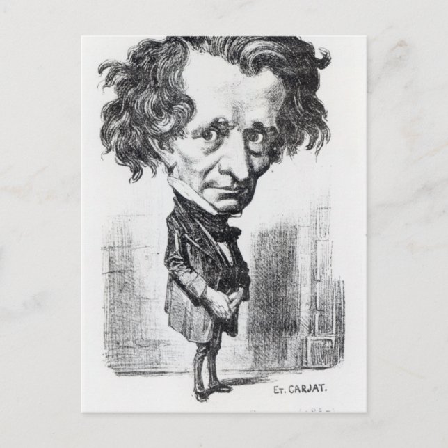 Hector Berlioz Postkarte (Vorderseite)