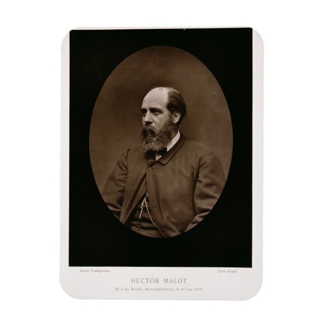 Hector Malot (1830-1907), von "Galerie Contempora" Magnet (Vertikal)