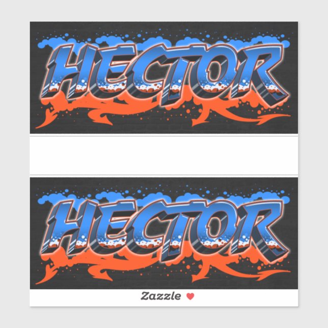 Hector Vorname Name Graffiti Aufkleber Sticker (Blatt)