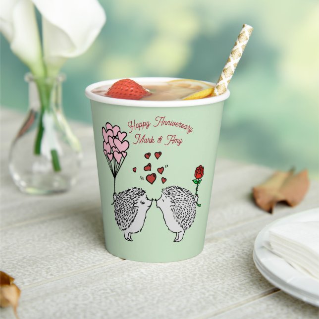 Hedge-Hog-Jubiläumspapier-Cups Pappbecher (In Situ)