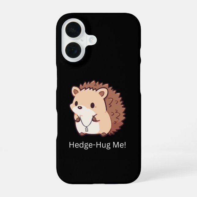 Hedge-Hug iPhone 16 Hülle (Rückseite)