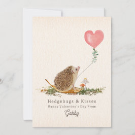 Hedge Hugs & Kisses Igel Mushroom Valentine