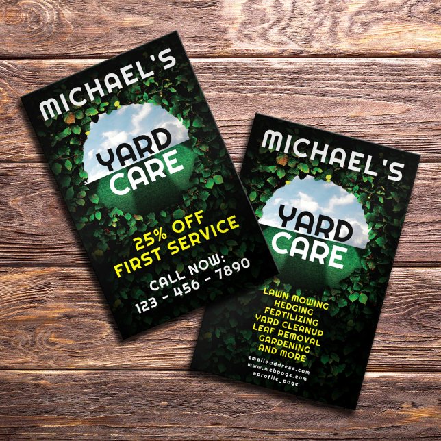 Hedge-Rahmen-Landschaftsgestaltung Flyer (Von Creator hochgeladen)