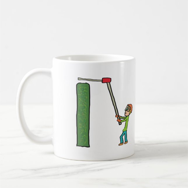 Hedge-Trimmung Kaffeetasse (Links)