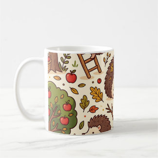 Hedgehog Apfelplantage Tasse – Süße Herbsternte