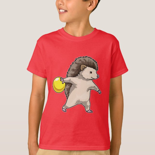 Hedgehog Bowling Bowling ball T-Shirt (Vorderseite)