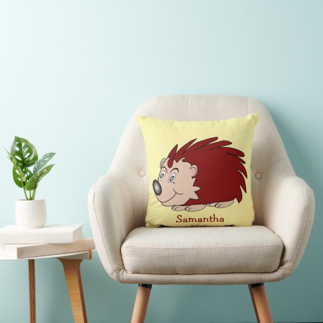 Hedgehog Design Personalised Kissen (Stuhl )