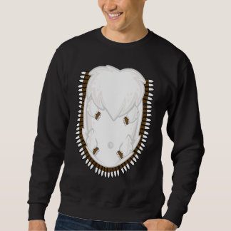 Hedgehog Halloween Costume Cute Belly Hairy Men Wo Sweatshirt