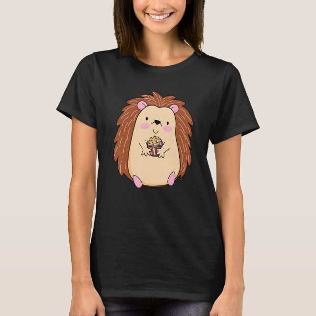 Hedgehog Holic Pet Parent Animal Rights Hedgehog O T-Shirt (Vorderseite)