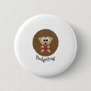Hedgehug Igel Button