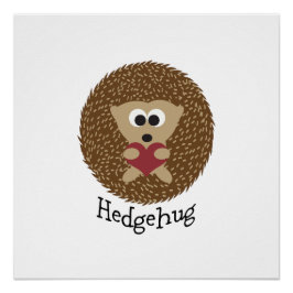 Hedgehug Igel Poster