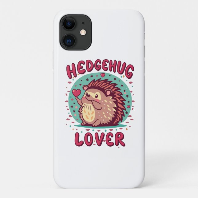 Hedgehug Lover Case-Mate iPhone Hülle (Rückseite)