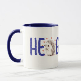 Hedgehugs! Niedlicher Igel Kaffee Tasse, Tee Tasse