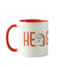 Hedgehugs! Niedlicher Igel Kaffee Tasse, Tee