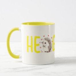 Hedgehugs! Niedlicher Igel Kaffee Tasse, Tee Tasse