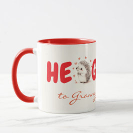 Hedgehugs! Niedliches Geschenk für Oma, Tasse