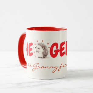 Hedgehugs! Niedliches Geschenk für Oma, Tasse