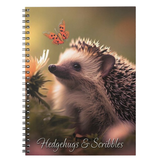 Hedgehugs & Scribbles Notebook Journal Notizblock (Vorderseite)