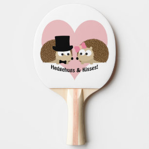 Hedgehugs und Kisses Igel Couple Tischtennis Schläger