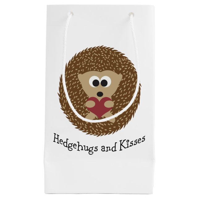 Hedgehugs und Kisses-Igel Kleine Geschenktüte (Vorderseite)