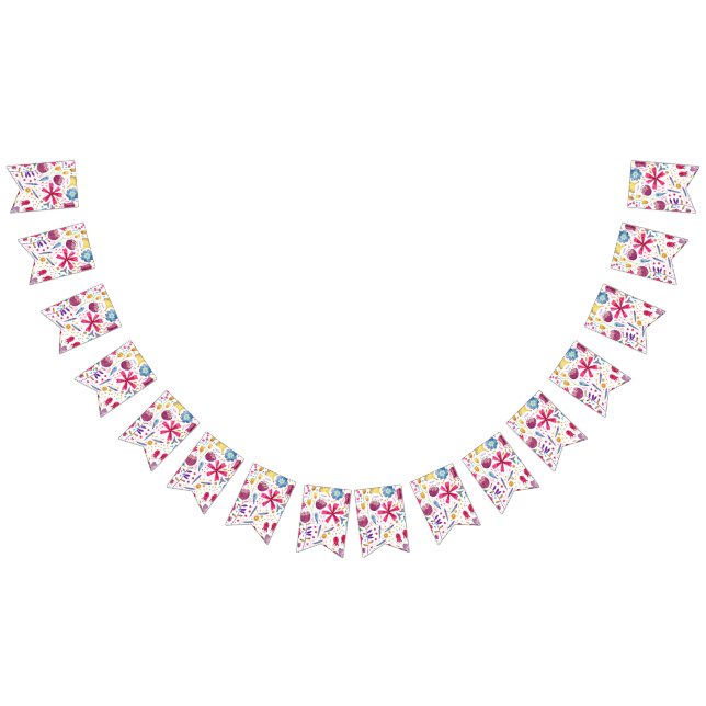 Hedgerow-Blume Wimpelkette (Alle)