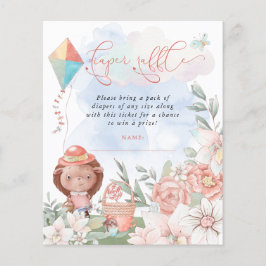 Hedghog Diaper Raffle Baby Dusche Picnic