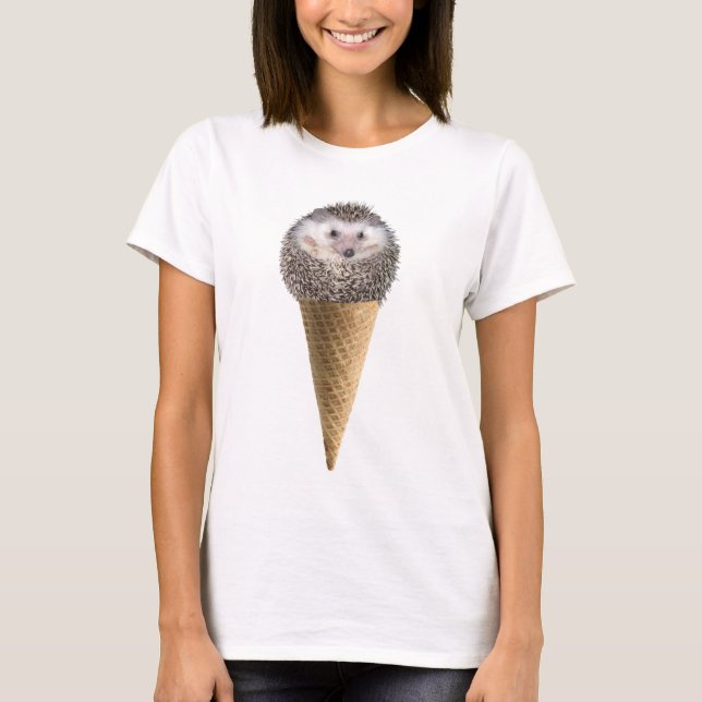 Hedgie Schaufel T-Shirt (Vorderseite)